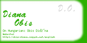 diana obis business card